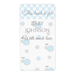 Bookplåten "Snips & Snigel" Lakan på 8 Fraktsedel