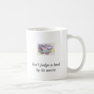 books2 books2, bedömer inte en bok vid dess film… kaffemugg