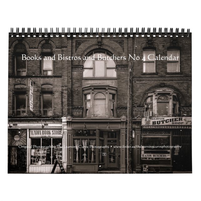 Books and Bistros and Butchers No 4 Kalender (Omslag)