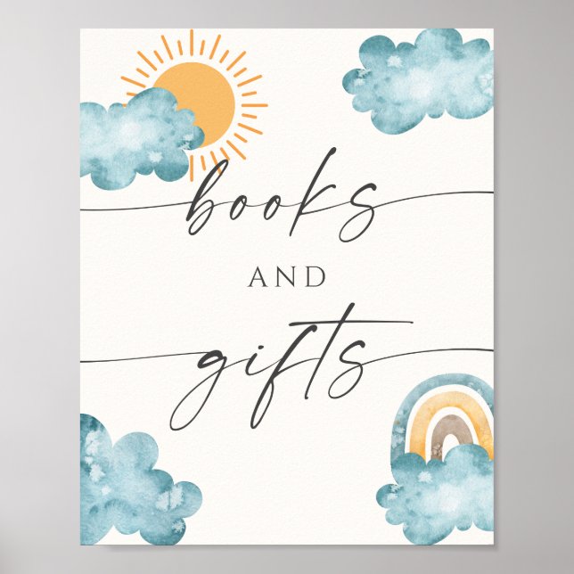 Books And Gifts Baby Shower Sunshine  Poster (Framsidan)