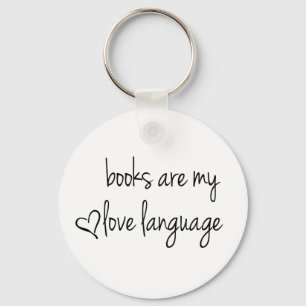 Books are my love language nyckelring
