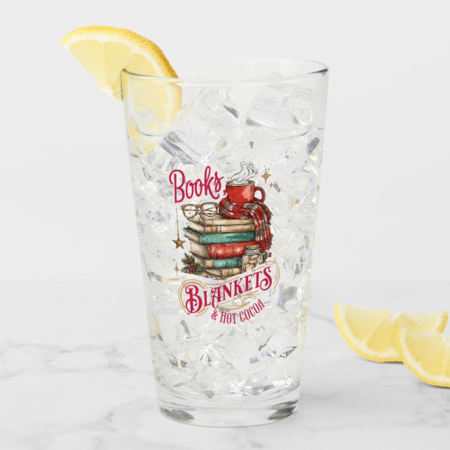 Books Blankets and Hot Cocoa  Glaskopp (Framsida Ice)