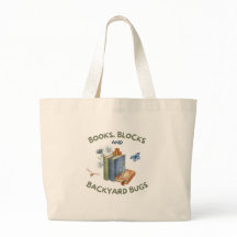 Books, Blocks & Backyard Bugs-handväskan