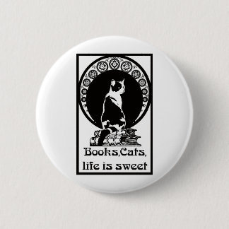 Books,cats,life is sweet Kopie_vectorized Knapp