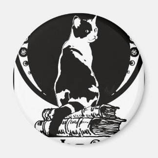 Books,cats,life is sweet Kopie_vectorized Magnet