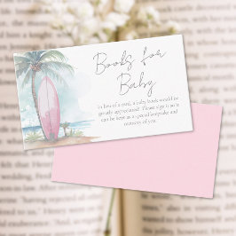 Books For Baby Beach Baby Shower Tilläggskort