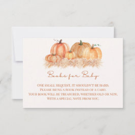 Books for Baby Insert | Autumn Pampas Grass Tack Kort