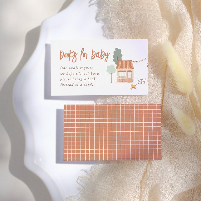 Books For Baby It Takes A Village Baby Shower Tilläggskort (Skapare uppladdad)