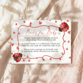Books for Baby ladybug Request Card Tilläggskort