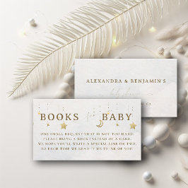 Books For Baby Moon White Twinkle Stars Shower  Tilläggskort