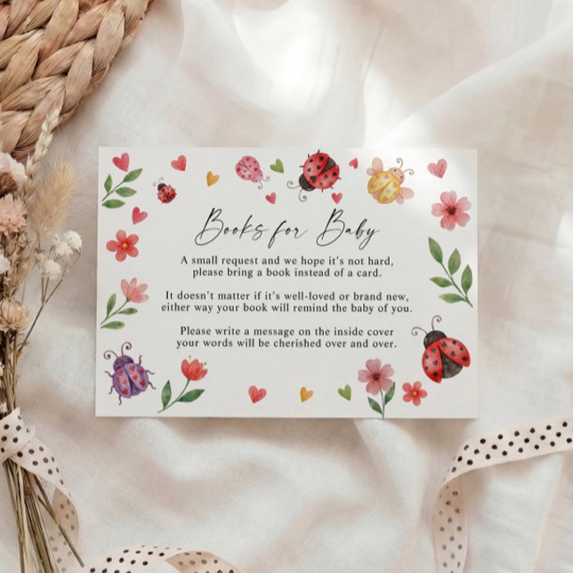Books for Baby Request Card Tilläggskort (Skapare uppladdad)