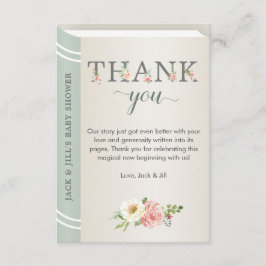 Books for Baby Sage Library Storybook Thank You Tilläggskort