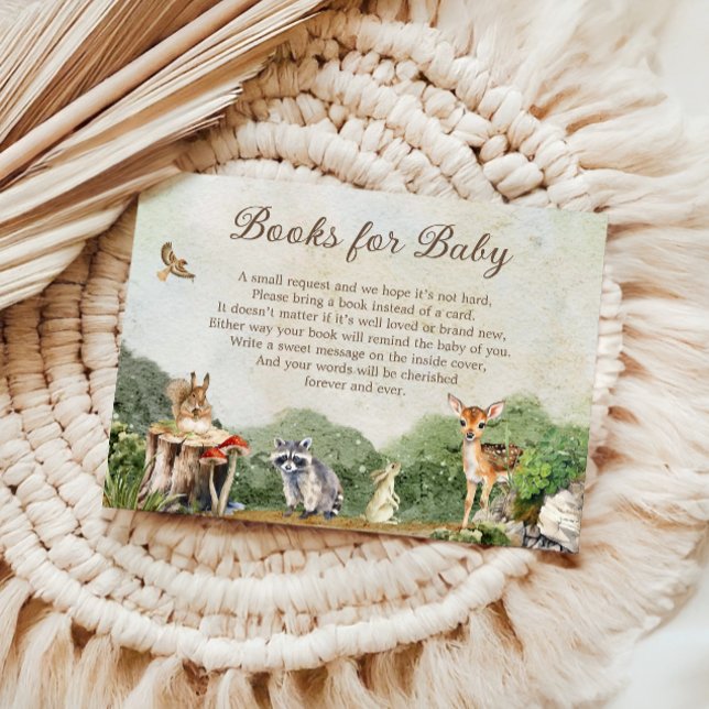 Books for Baby Woodland Forest Animals Tilläggskort (Skapare uppladdad)