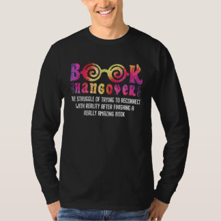 Books Hangover Book  Bookworm Reading fans Bookfri T Shirt