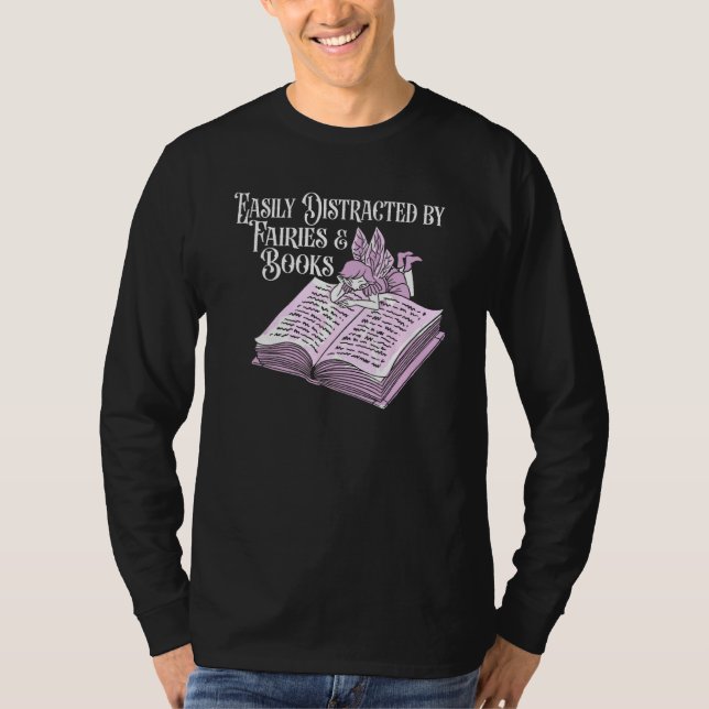 Books Literature  Bibliophile Librarian Bookworm B T Shirt (Framsida)