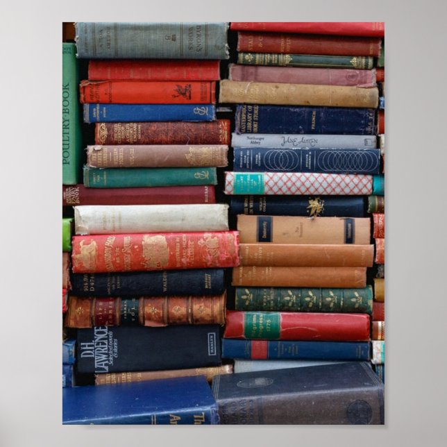 Books Read Love Old Books Poster (Framsidan)