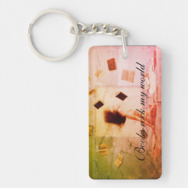 Books rock my world double sided