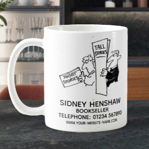 Bookseller eller Bookshop Coffee Mugg