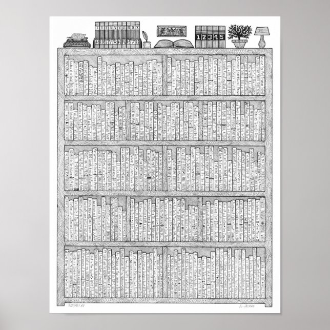 Bookshelf #8 poster (Framsidan)