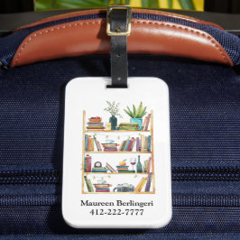 Bookshelf Bok Älskare Personlig Bagagebricka