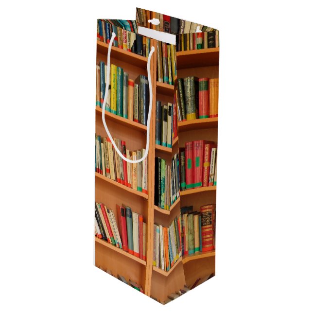 Bookshelf Bokar Bibliotek Bookworm Reading (Framsidan Vinklad)