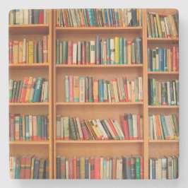 Bookshelf Bokar Bibliotek Bookworm Reading Stenunderlägg