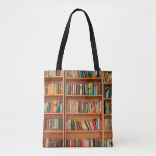 Bookshelf Bokar Bibliotek Bookworm Reading Tygkasse