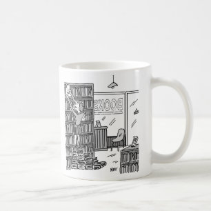 Bookshop Owner tar steg från Bokar Kaffemugg