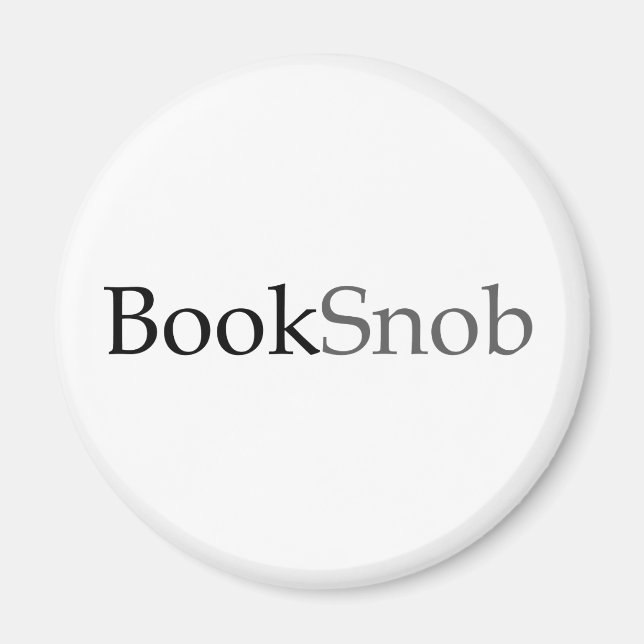 BookSnob Magnet (ljus) (Framsidan)