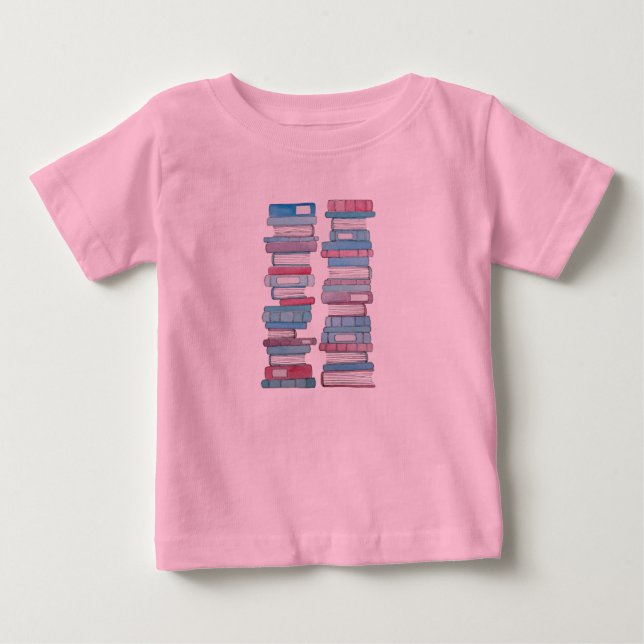 Bookstack Baby Tutu T-shirt (Framsida)