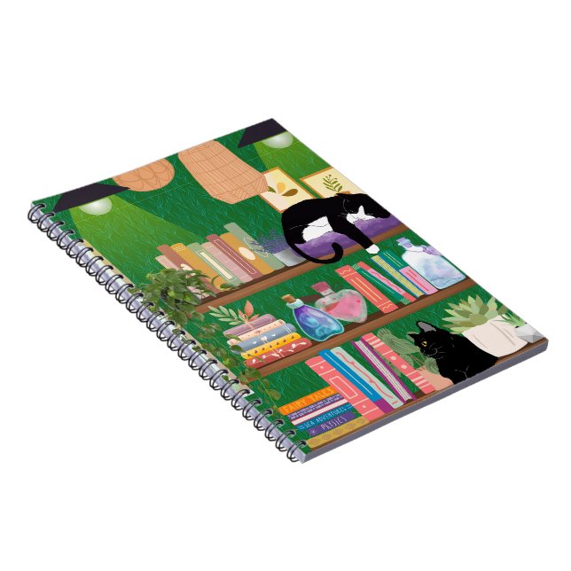 Bookstore-katter Anteckningsbok (Högra Sidan)
