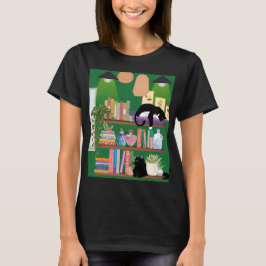 Bookstore-katter T Shirt