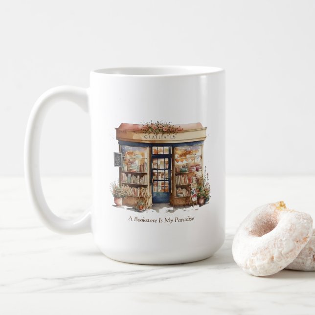 Bookstore Mugg (Med munk)
