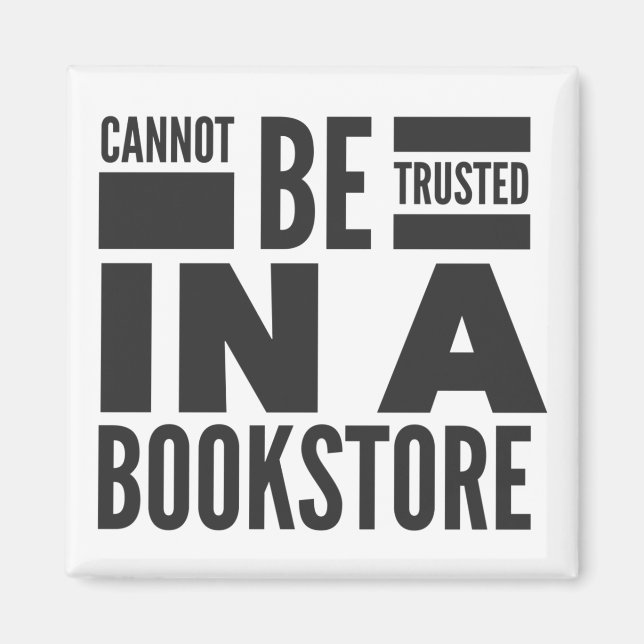 Bookstore Reading Kärlek Magnet (Framsidan)