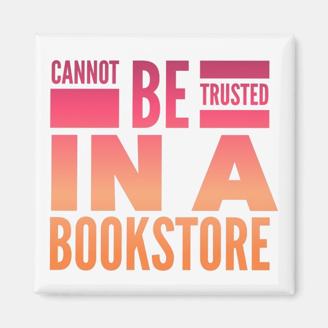 Bookstore Reading Kärlek Magnet (Framsidan)