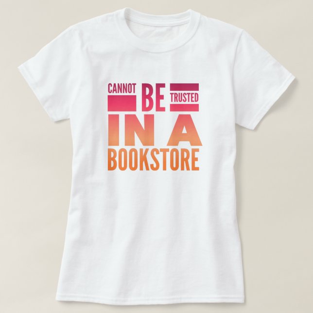 Bookstore Reading Kärlek T-Shirt (Design framsida)