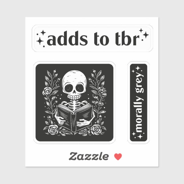 Booktok romantik bokar pack klistermärken (Ark)