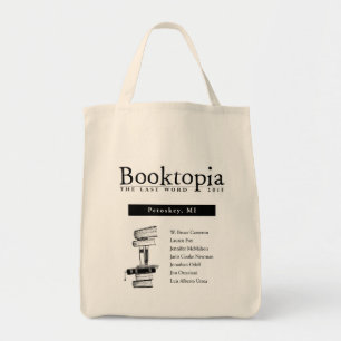 Booktopia 2105: Det sist ord - Petoskey, MI hänge Tygkasse