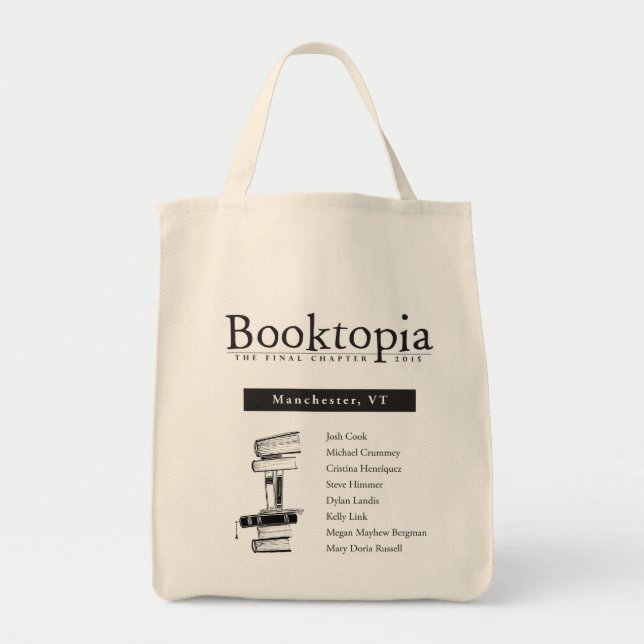 Booktopia 2105: Finalkapitlet - VT hänger lös Tygkasse (Framsidan)
