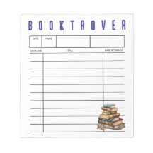 Booktrover bibliotekskort vintageböcker
