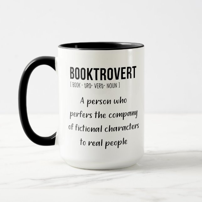 Booktrovert 15oz Coffee Mugg (Vänster)