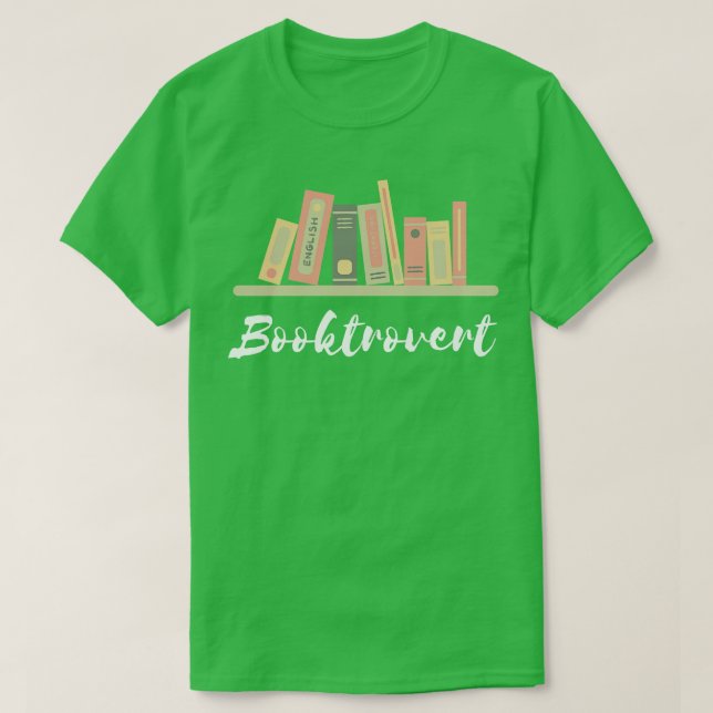 Booktrovert 1 t shirt (Design framsida)