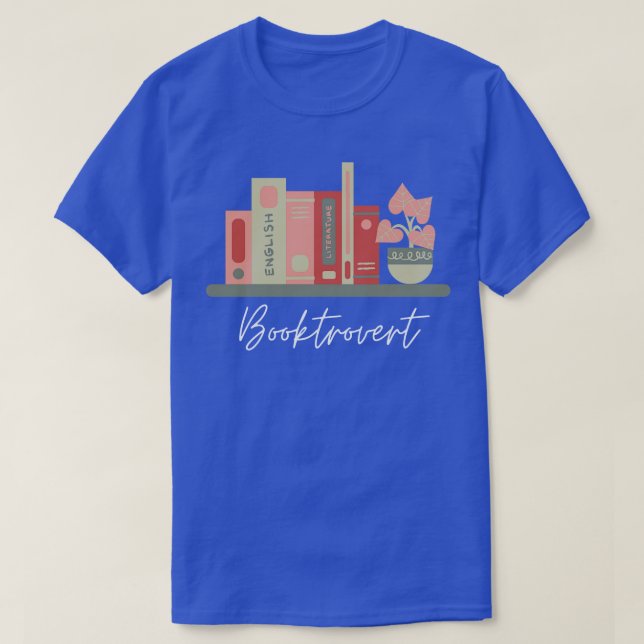 Booktrovert 2 t shirt (Design framsida)