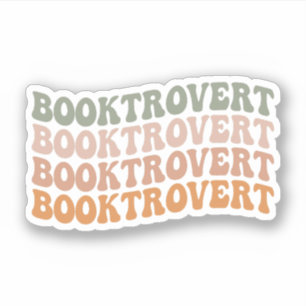 Booktrovert, Bok Älskare, Bookworm Klistermärken