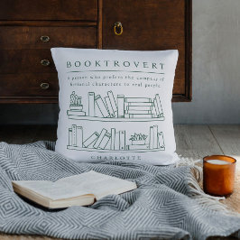 Booktrovert Editable Färg Anpassningsbar Dekorativ Kudde