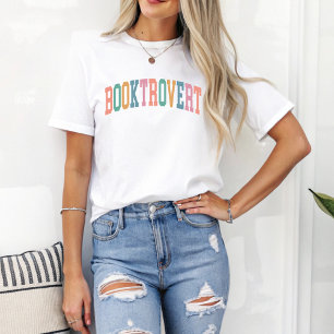 Booktrovert Sporty Bookish Gift för Bok Älskare T Shirt