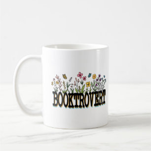 Booktrovert Tshirt Kaffemugg