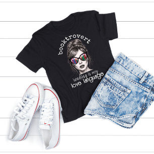 Booktrovert Writer Gift for Bookish Women T Shirt