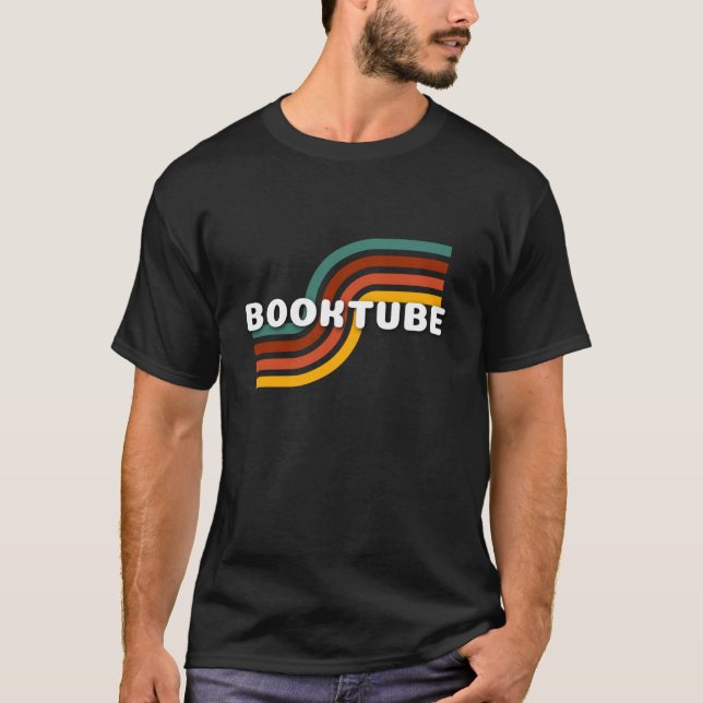 Booktube Retro741png741 T Shirt (Framsida)