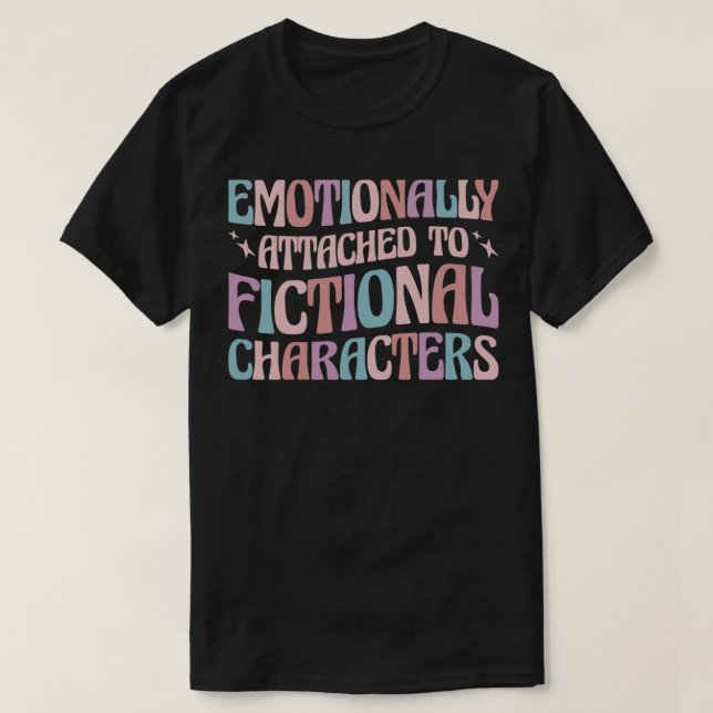 Bookworm är etiskt fäst vid fiktiva diagram t shirt (Design framsida)